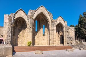 De panagia tou bourgoukerk in rhodos stad