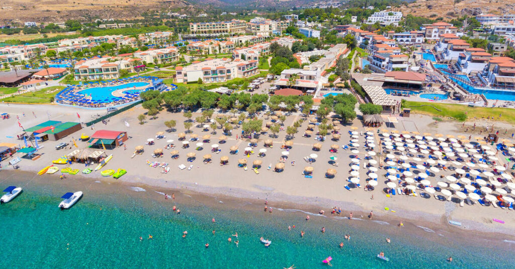 het sun beach lindos hotel