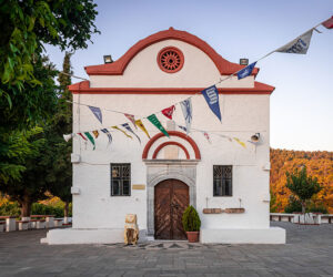 Kerkje bij de vlindervallei van Rhodos