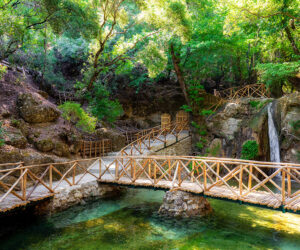Trappetjes van de Vlindervallei in Rhodos