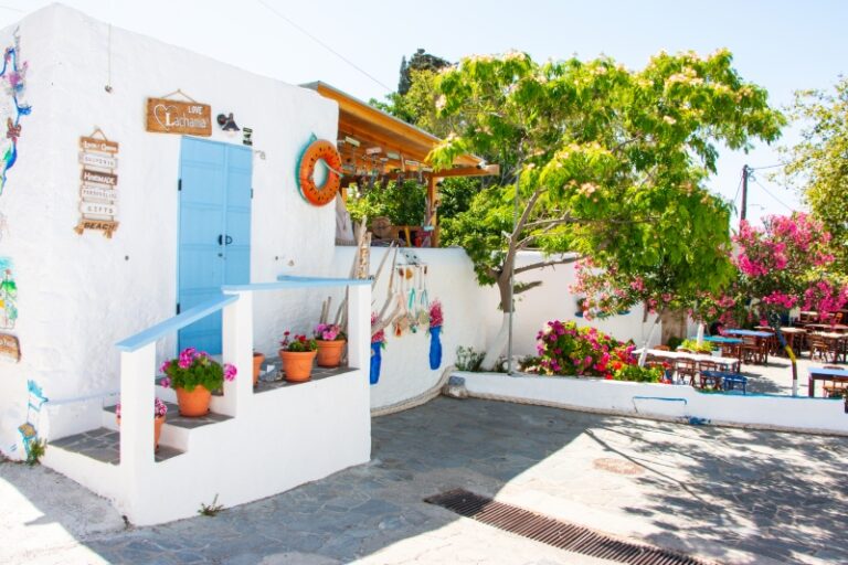 Straat in Lachania