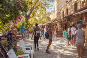 Straat in Rhodos-stad