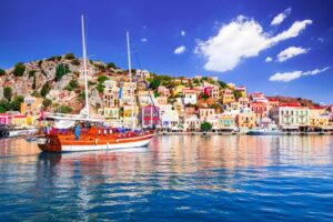 het eiland symi op rhodos