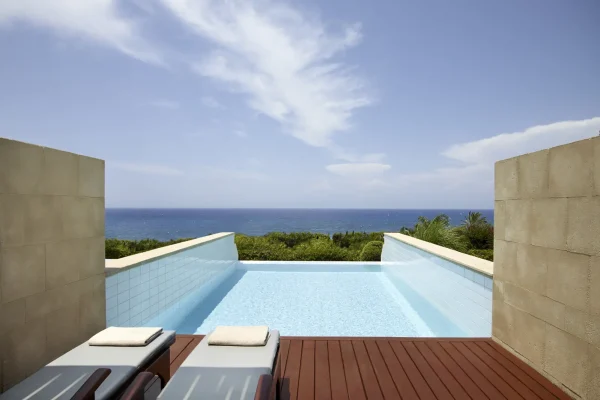 Privé zwembad van Amus Hotel in Rhodos